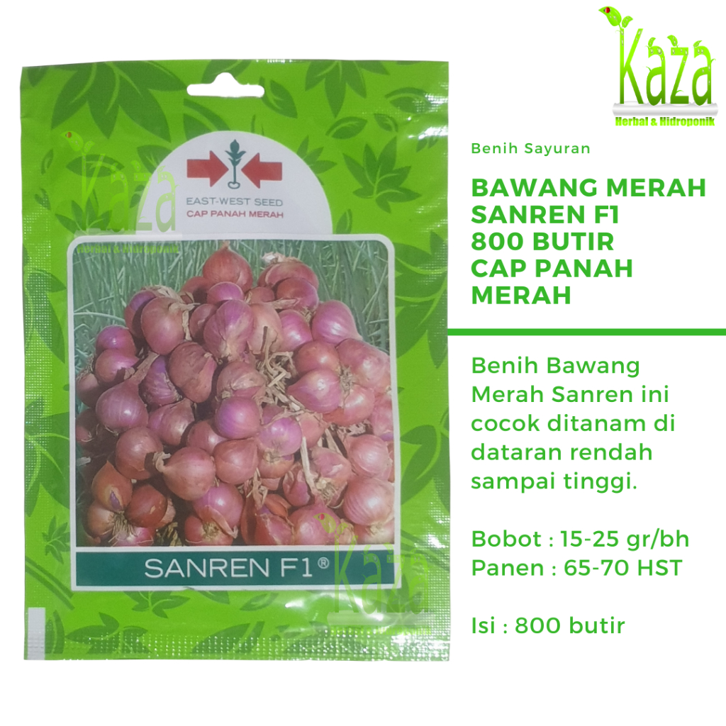 Benih Biji Bawang Merah Sanren F1 800 butir - TSS Cap Panah Merah
