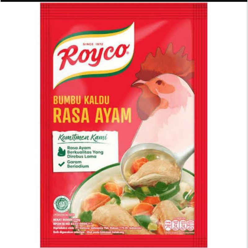 

Royco Ayam 220 gram bumbu kaldu rasa ayam royko penyedap rasa