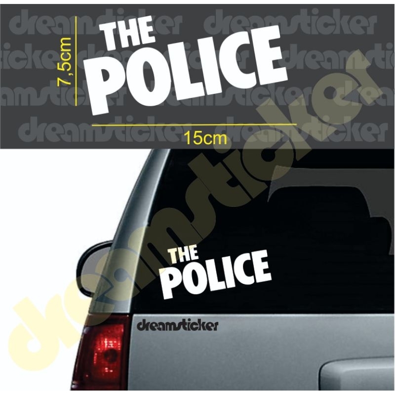 

Cutting Sticker The Police Band Stiker