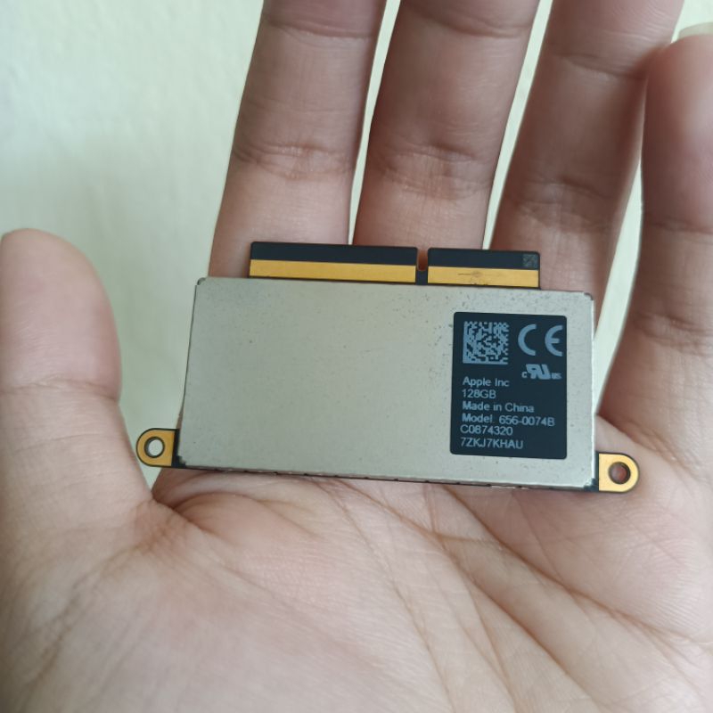 Ssd Macbook pro 128gb  2016-2017 original normal bekas copotan macbook pro