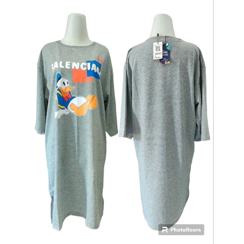 ELDA LABEL DRESS OVERSIZE LENGAN ⅞ ORIGINAL