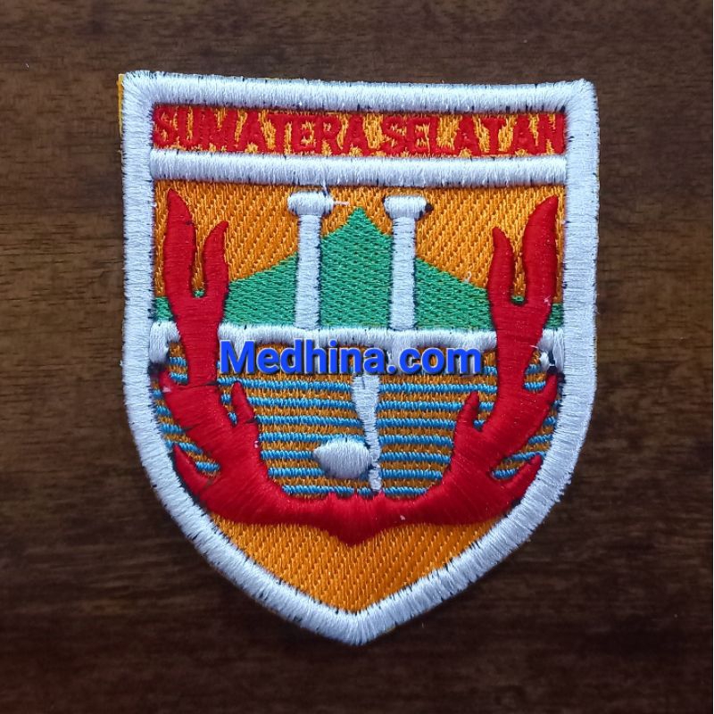 Logo Kwarda Sumatera Selatan Bordir Timbul