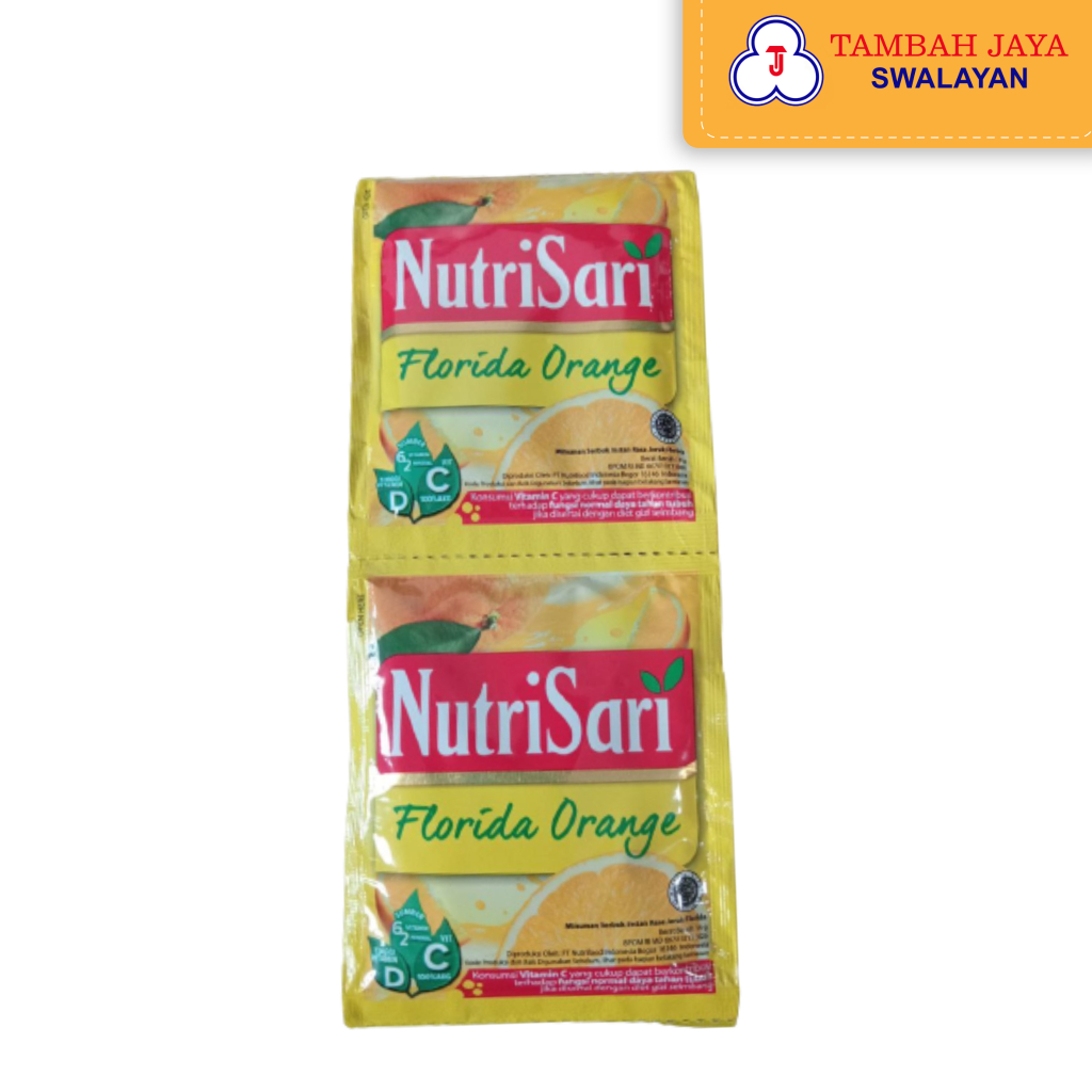 

Nutrisari Floridina Orange 1 Renceng isi 10 sachet