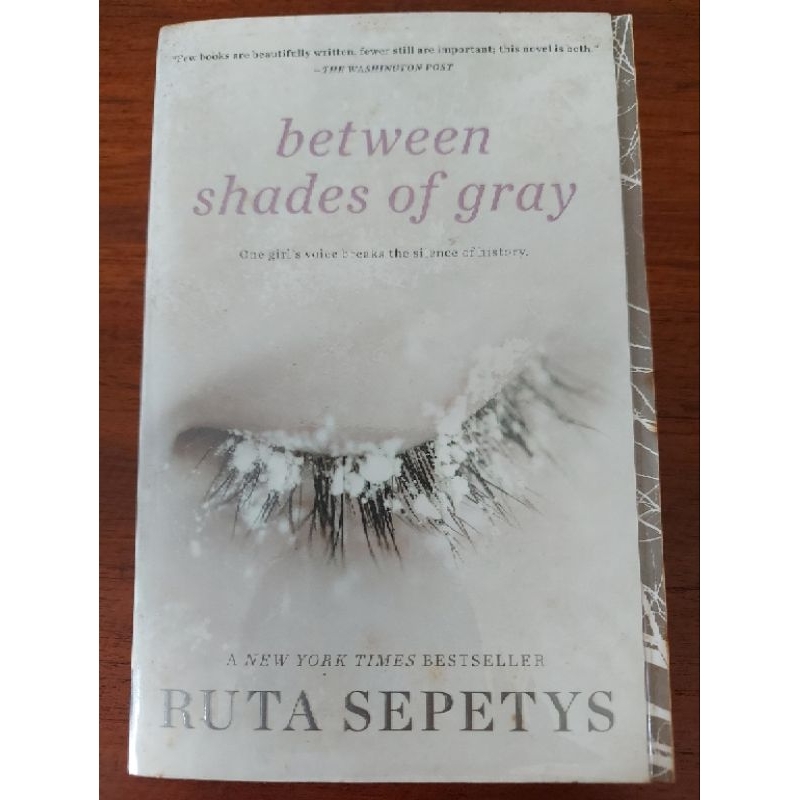 BOOKED between shades of gray - ruta sepetys (preloved)