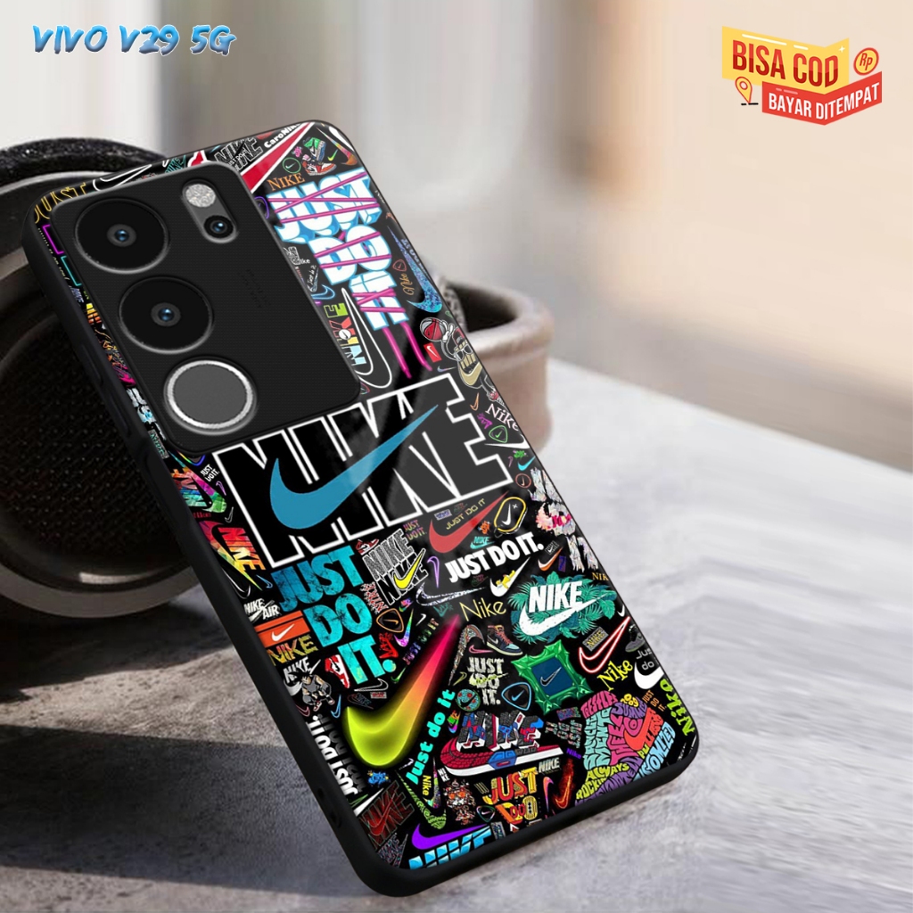 (CC258)CASING GLASS VIVO V29 5G CASING GLOSSY V29 5G CASE KACA VIVO V29 5G SOFTCASE VIVO V29 5G
