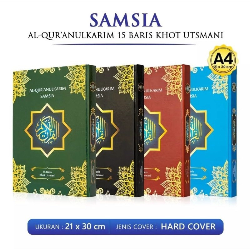 Alquran Samsia A4, Al Quran Madinah Samsia Khot Utsmani Ukuran Besar