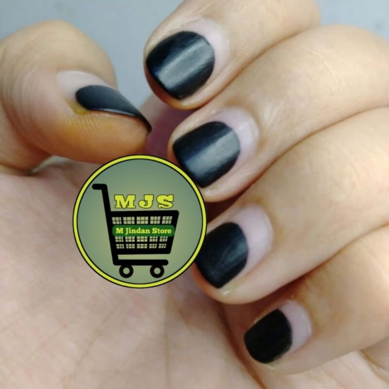 Best Seller Kutek Kuku 3ML Warna HITAM halal Sah Untuk Sholat murah