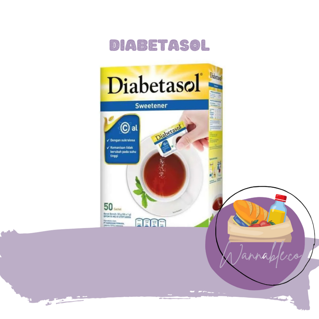 

DIABETASOL SWEETENER 25'S GULA DIABET 0 KALORI