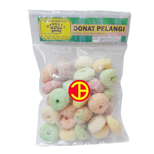 

Mahkota Donat Pelangi Donat Kering Donat Cincin Gabus Manis 100 gr