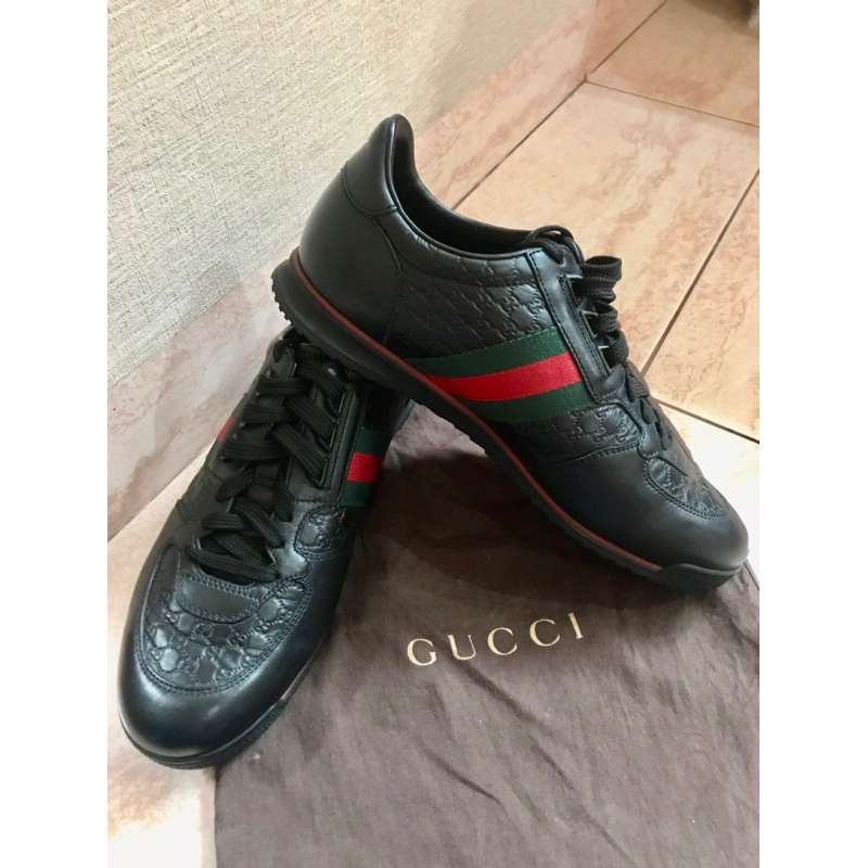 preloved sepatu original gucci cowok