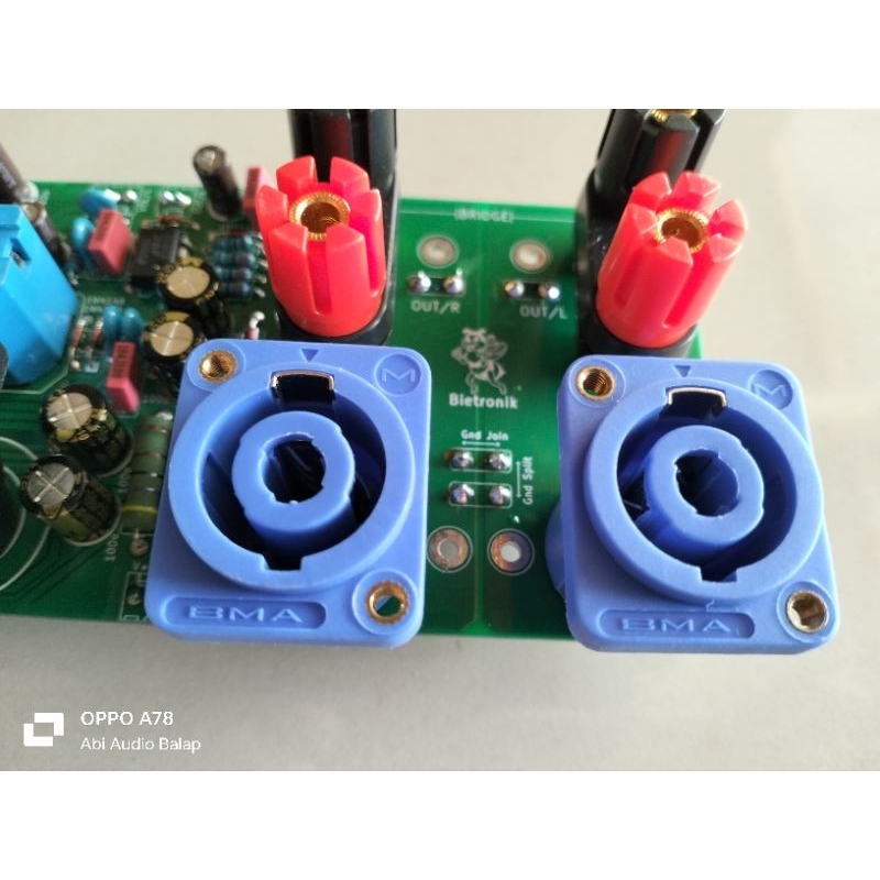 kit panel belakang  input balance Bok power Ca 5 10 20 30/bok CSH2000 pcb doble layer spekon BMA