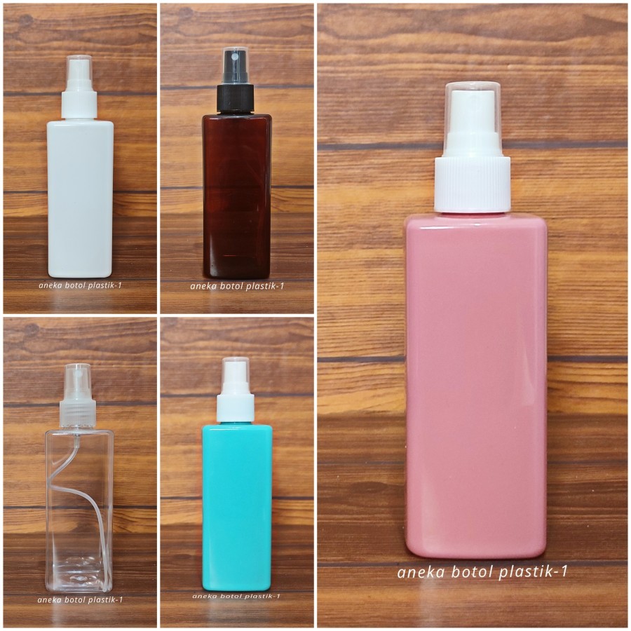 Botol Spray 250ml Pet Kotak / Botol Pet 250ml Pet Spray 250ml