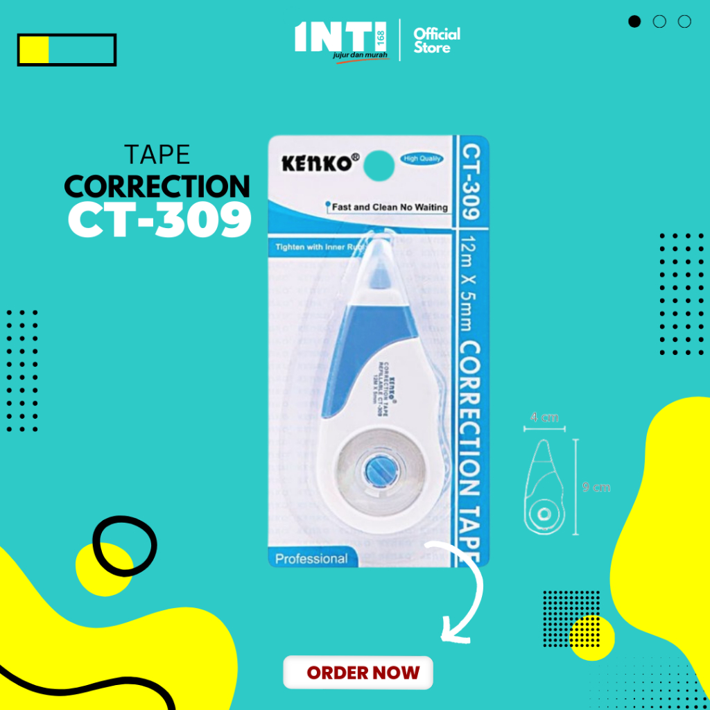 

KENKO CORRECTION TAPE CT-309 ( 12 M X 5 MM )