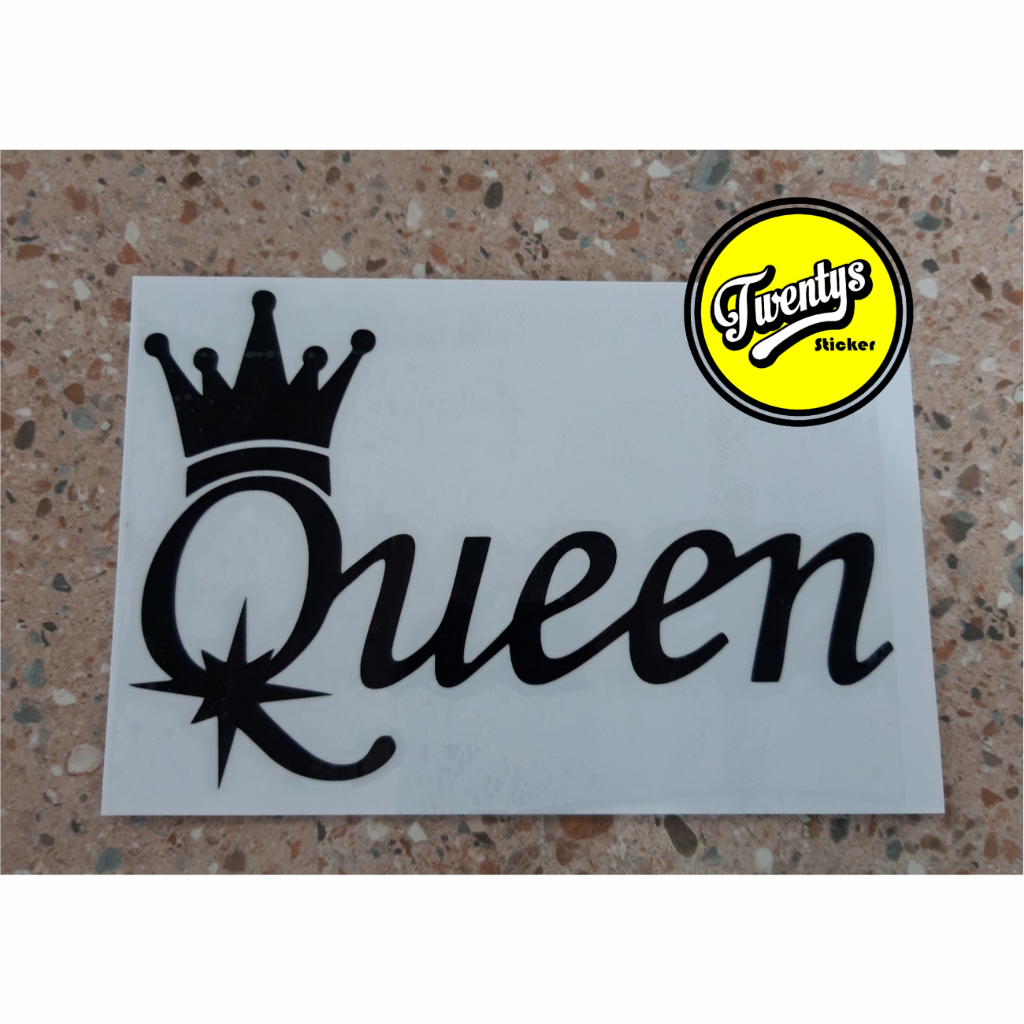 

STIKER QUEEN CUTTING STIKER VINYL DECAL