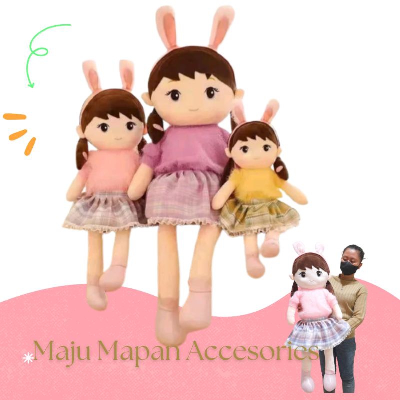 BONEKA PRETTY GIRL BANDO RABBIT 57cm,75cm,100cm,130cm