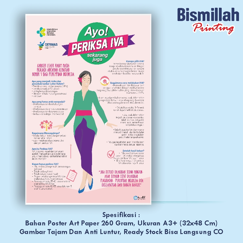 

Poster Kesehatan Ayo Periksa Iva