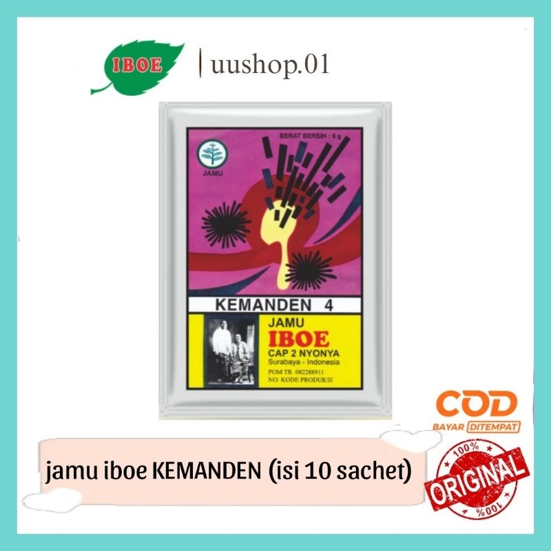 

Jamu Iboe Kemanden (isi 10 bungkus)