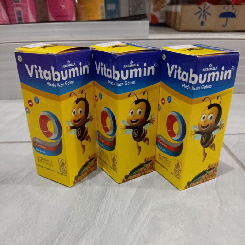 

vitabumin 60ml vitamin anak murah madu ikan gabus/penambah nafsu makan anak