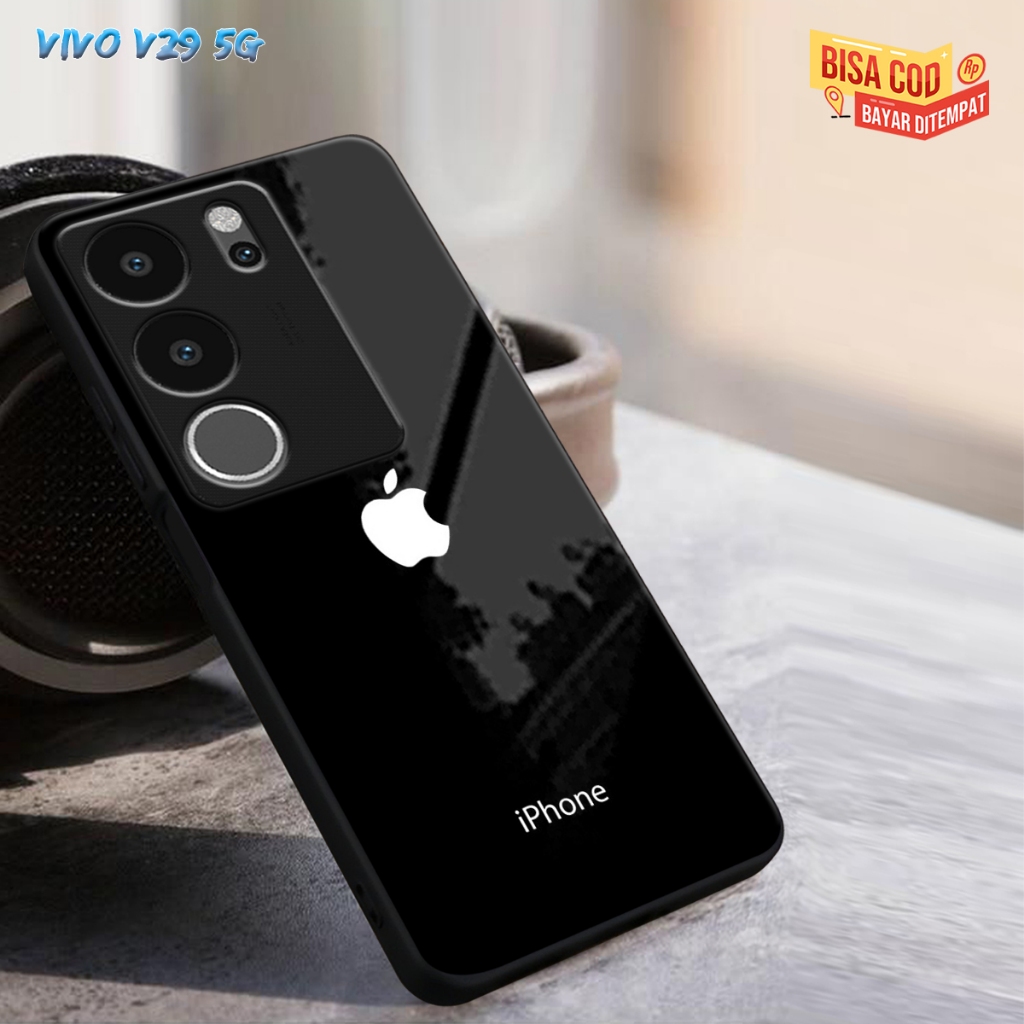 (CC289)CASING GLASS VIVO V29 5G CASING GLOSSY V29 5G CASE KACA VIVO V29 5G SOFTCASE VIVO V29 5G