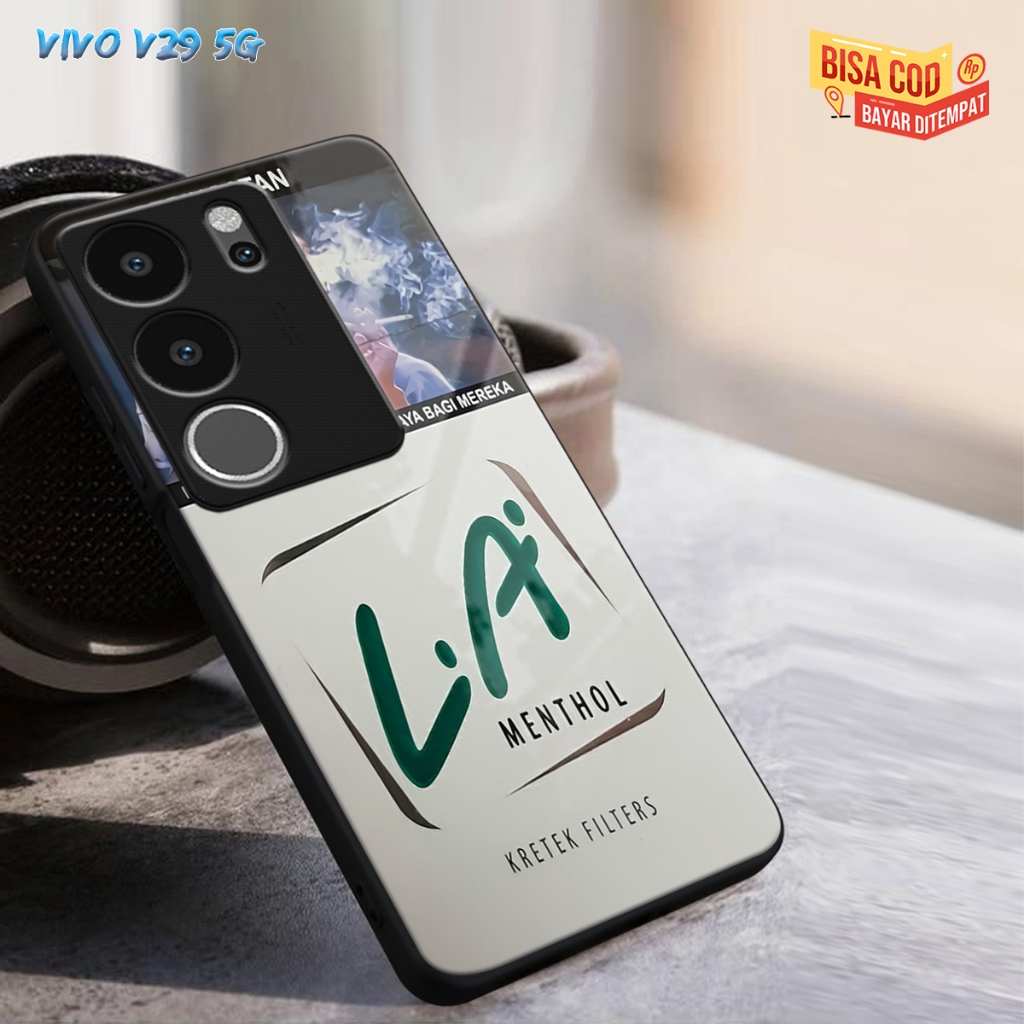 (CC300)CASING GLASS VIVO V29 5G CASING GLOSSY V29 5G CASE KACA VIVO V29 5G SOFTCASE VIVO V29 5G