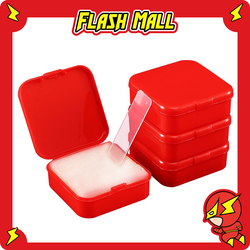 

FLASHmall DOUBLE TAPE MINI ISI 60PCS BOX TRANSPARAN 2 SISI / LAKBAN MINI BENING 60 PCS SERBAGUNA / NANO TAPE MINI ISI 60PCS KOTAK / TAPE PEREKAT DUA SISI / ISOLASI MINI R969