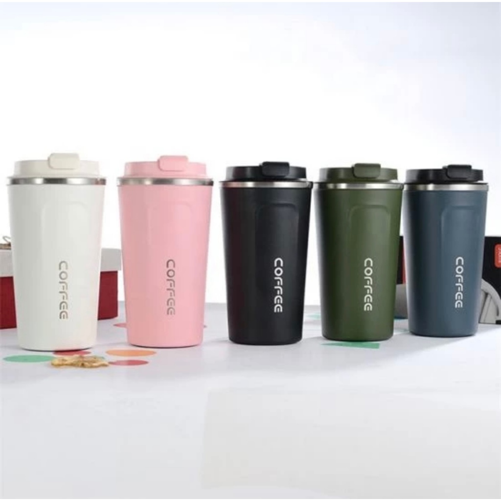 TRAVEL MUG TERMOS KOPI GELAS AIR MINUM Tahan panas Termos coffee kopi