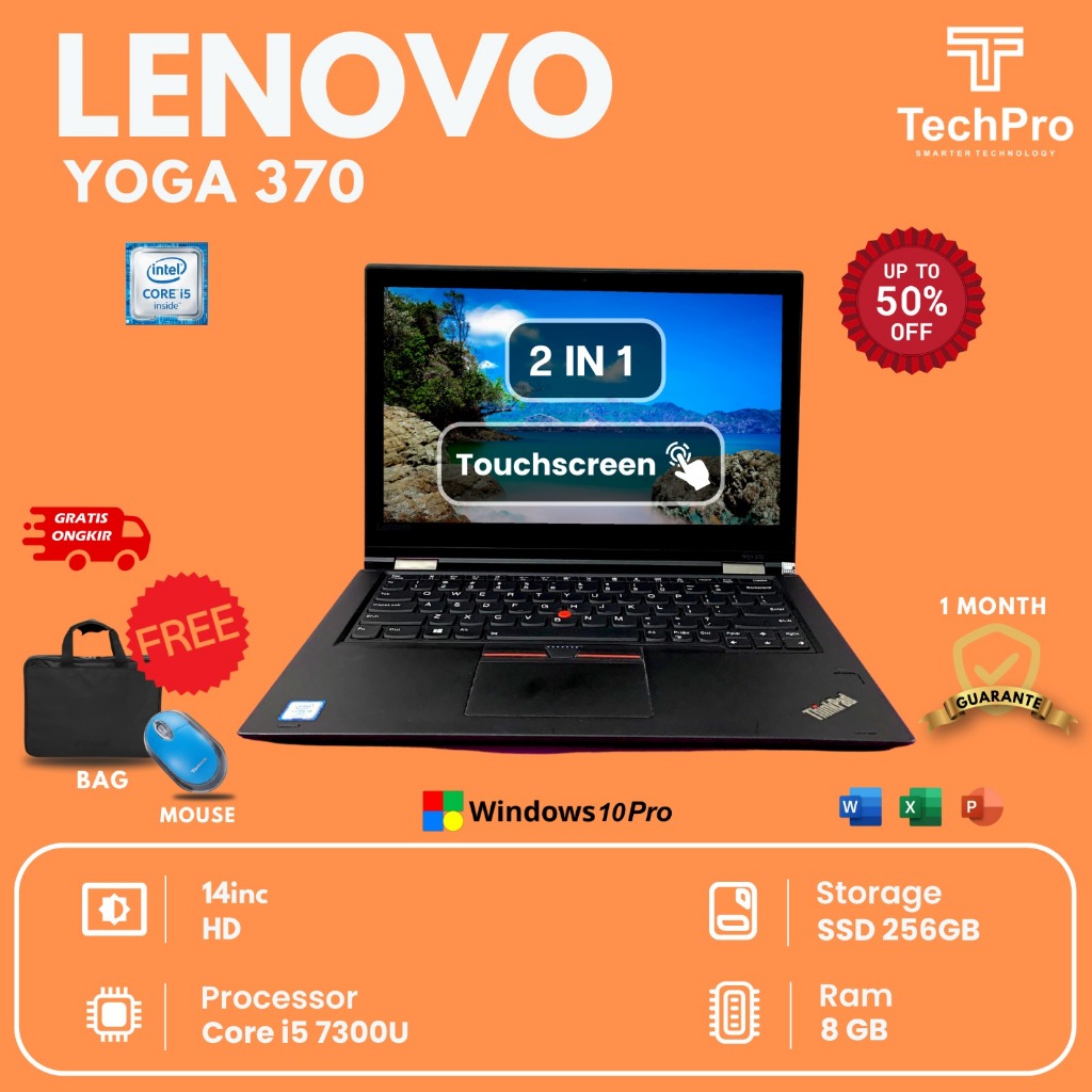 LAPTOP LENOVO Thinkpad Yoga 370 ,Core i5-7300U
