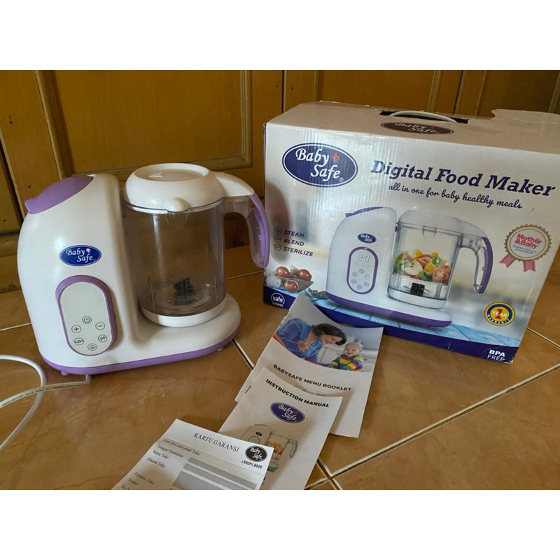 PRELOVED Baby safe food maker blender food processor makanan bayi 10in1 multifunction sterilizer