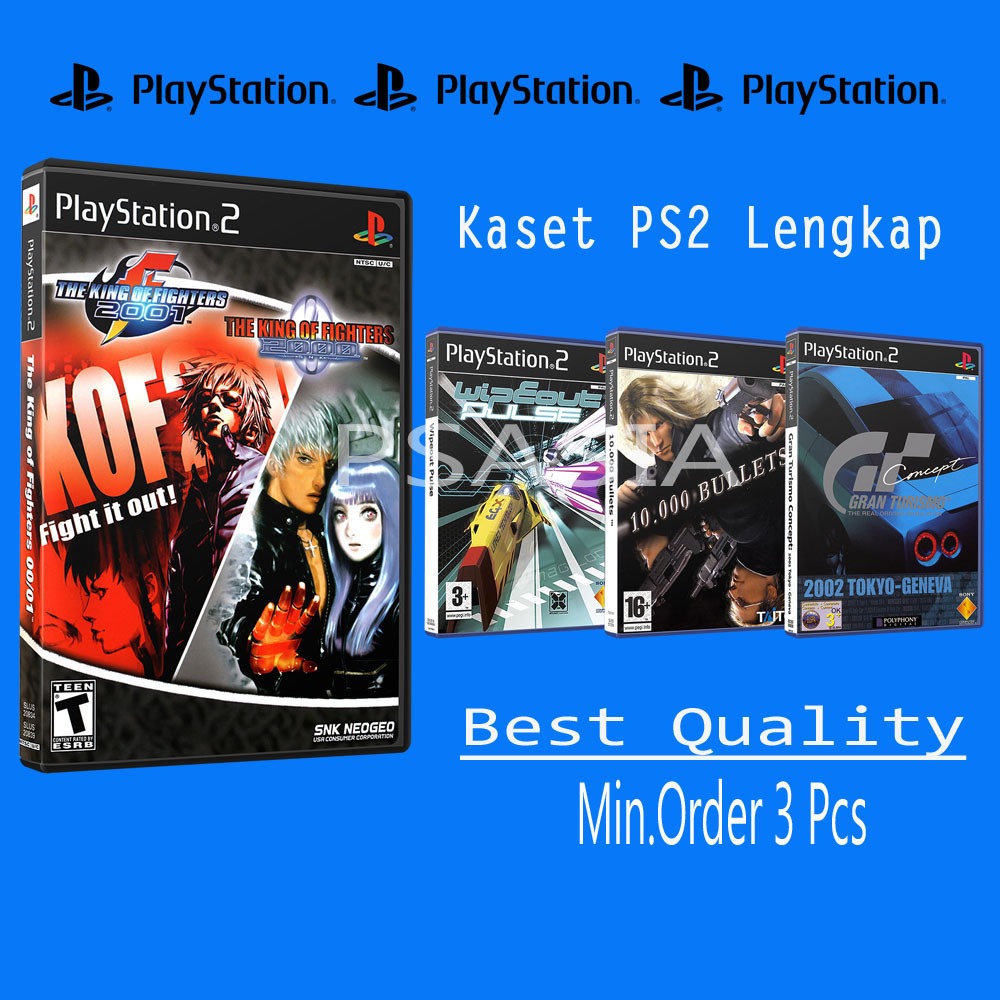 KASET PS 2 BISA REQUEST KOLEKSI LENGKAP KASET PS2