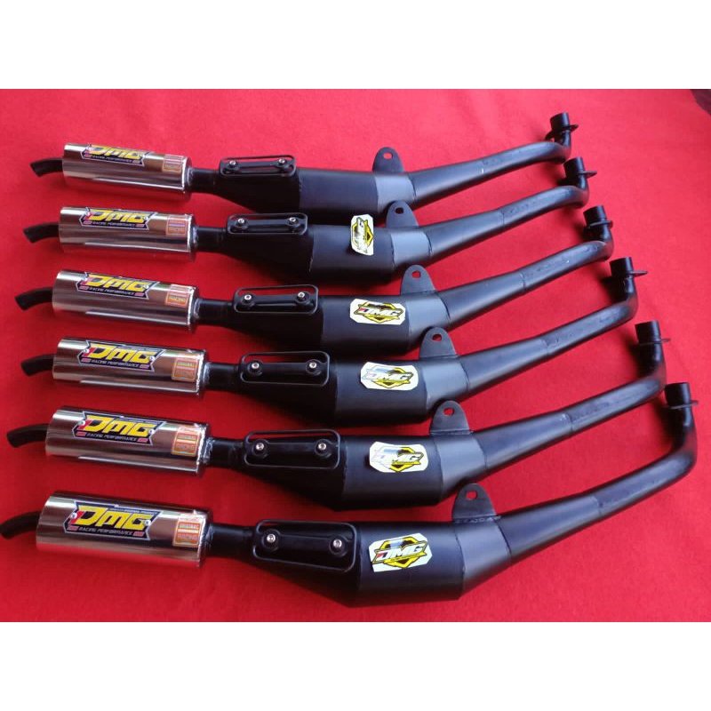 KNALPOT FIZR FORCE ONE STANDAR RACING PERUT HITAM