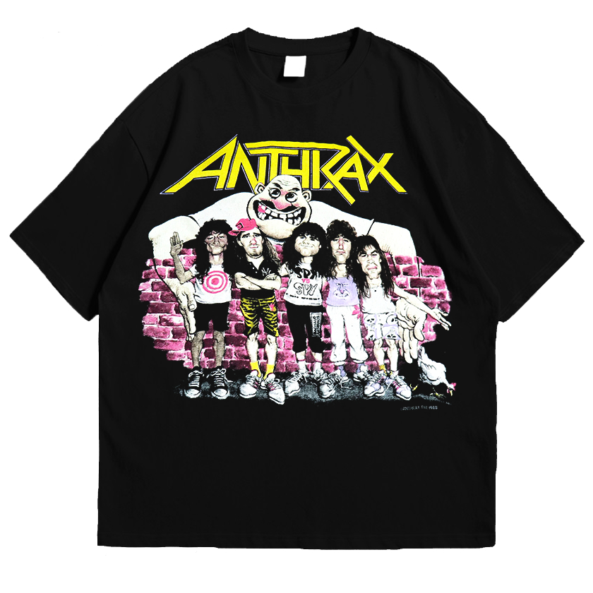 TShirt Band ANTHRAX | Kaos Official Merch Music AB017