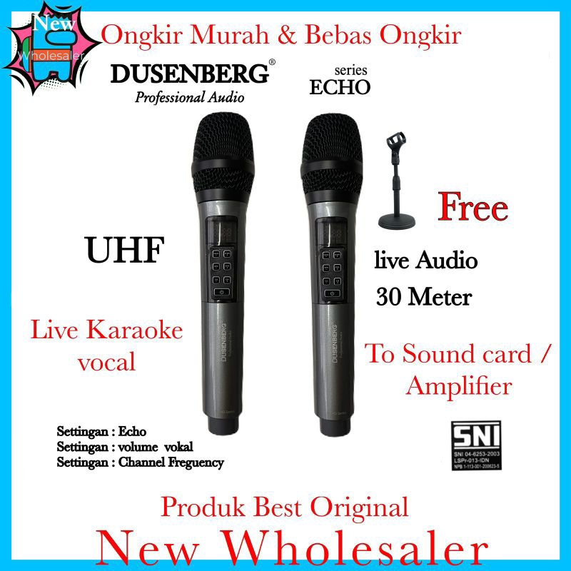 Mic wireless live vokal Dusenberg Series Echo Original SNi super vokal