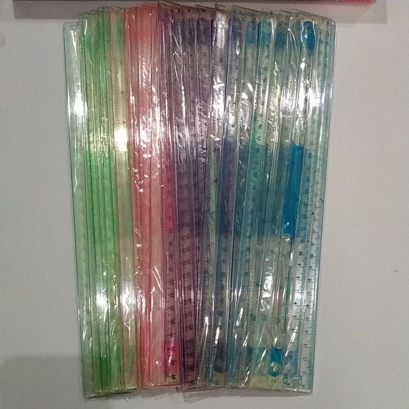 

Pengaris garisan plastik ATM 30cm 1 box 24 pcs