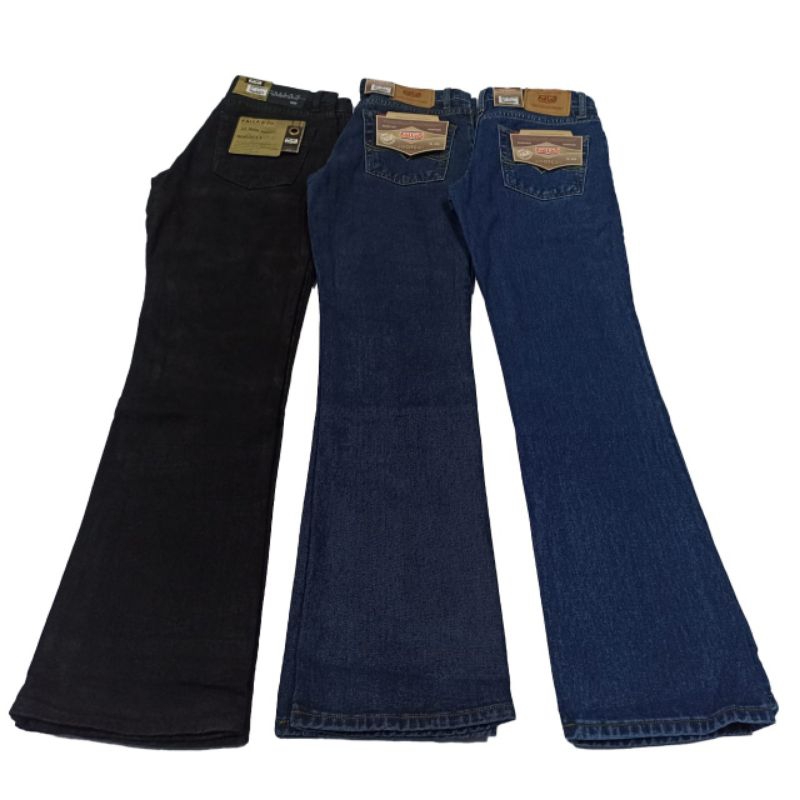 Celana fallas Jeans pria original model Cutbray/Bootcut Size 28-32