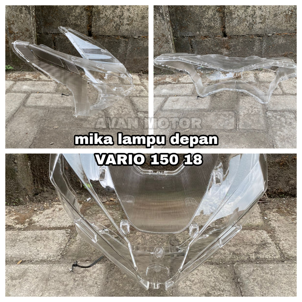 MIKA LAMPU VARIO 150 2018 WIN | MIKA KACA LAMPU DEPAN VARIO 150 TAHUN 2018 MEREK WIN