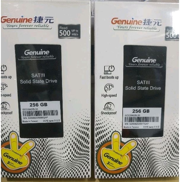 SSD Sata 256gb GENUINE SATA III Baru Bergaransi