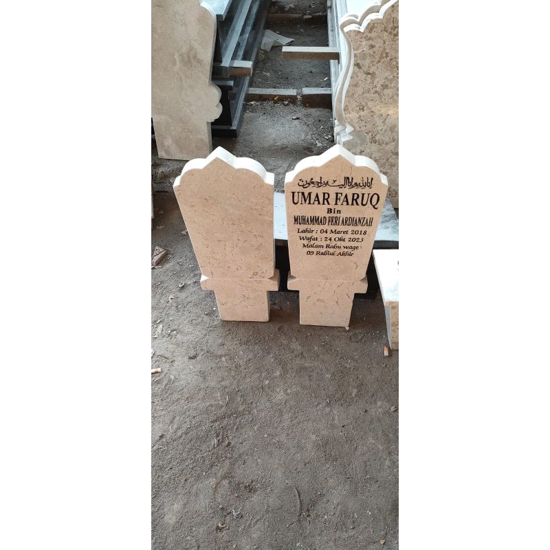 BATU NISAN MARMER TANCAP MURAH