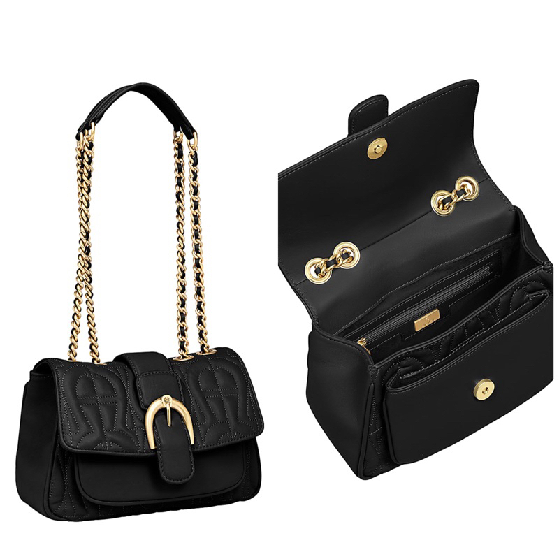 Aigner EVA CROSSBODY BAG XS Black