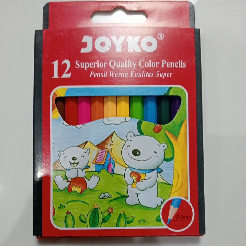 

PENSIL WARNA JOYKO PENDEK CP-S12