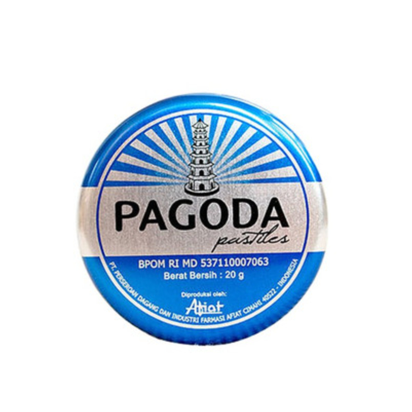 

PAGODA PASTILES RASA MINT 20 GRAM KALENG