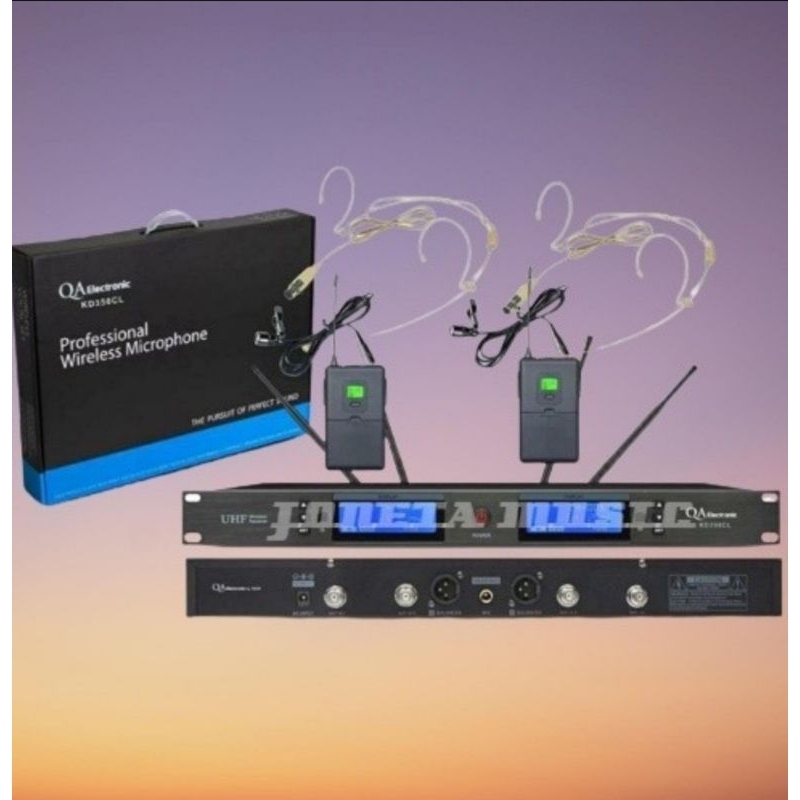 Microphone WIRELESS QA ELECTRONIC KD350 CLIP ON
