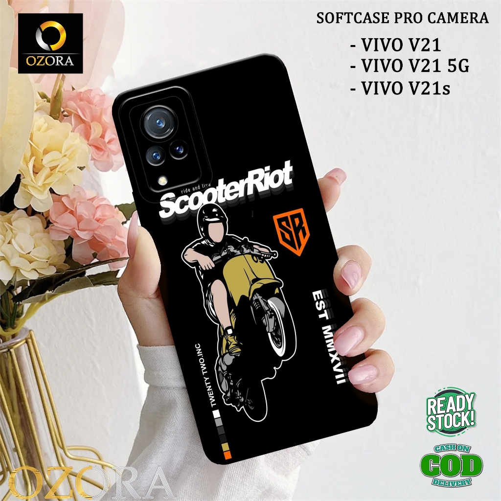OZORA - Case VIVO V21 / V21 5G / V21s Terbaru - Fashion Case VESPA - Casing Hp VIVO V21 / V21 5G / V