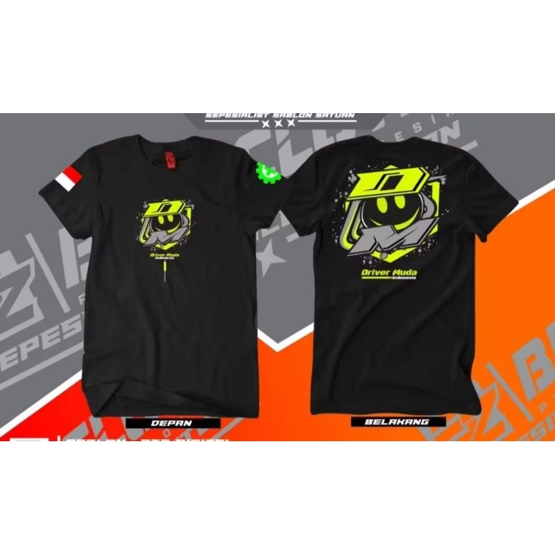 KAOS DRIVER MUDA INDONESIA KEREN