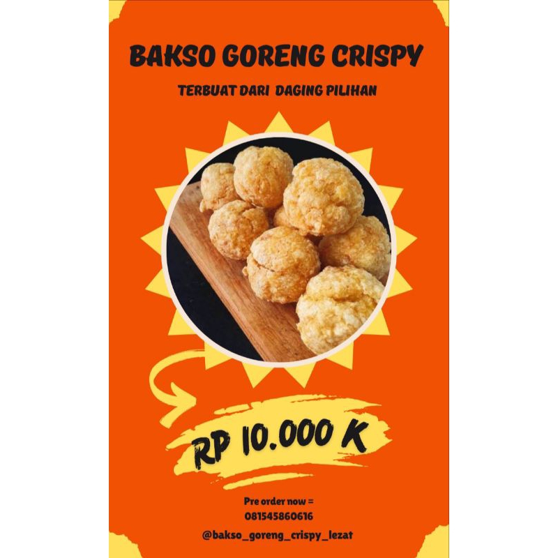 

bakso goreng crispy