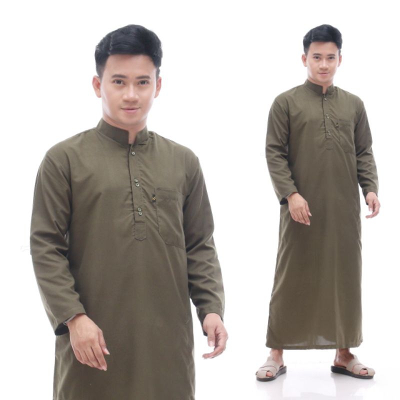 COD Gamis pria jubah dewasa jubah haramain original rabbana gamis saudi