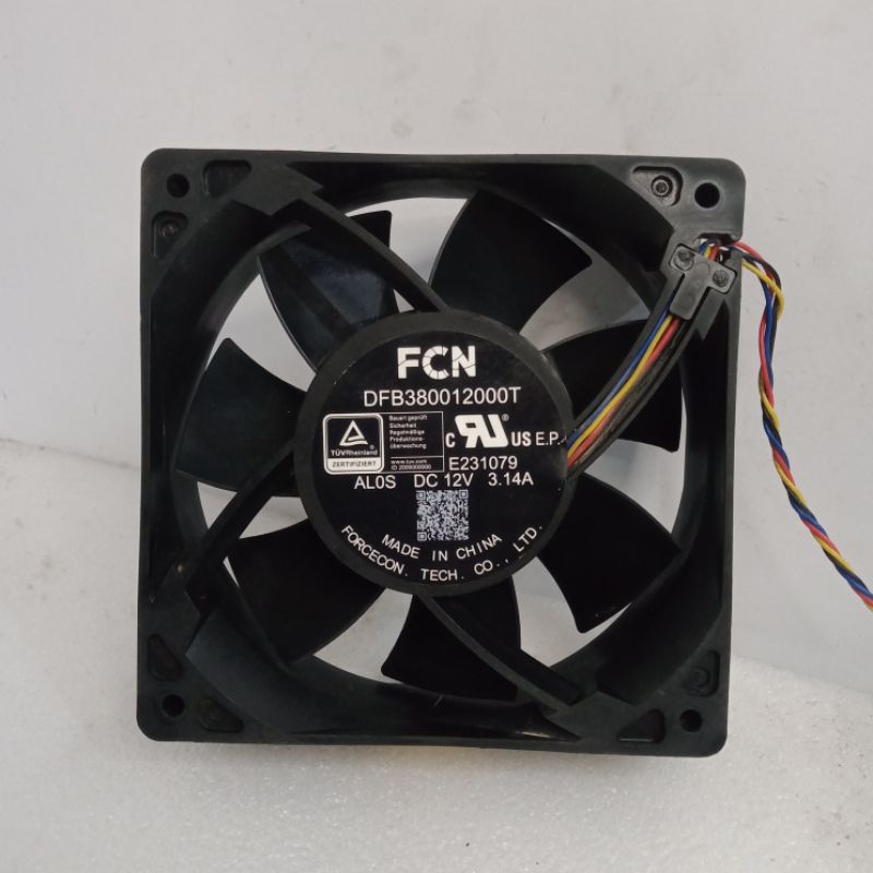 KIPAS FAN HIGH SPED 12X12CM 3.14 AMPER 12V DC