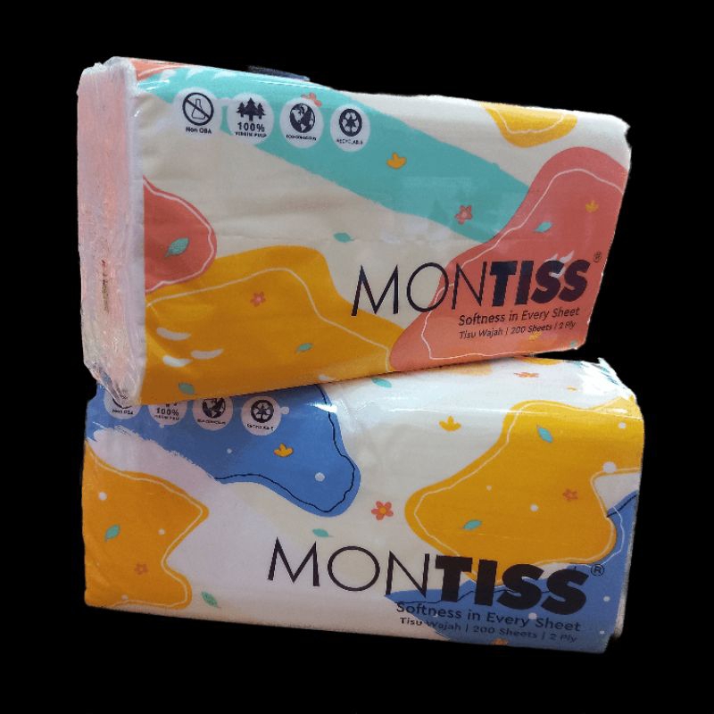 Tisue montiss 200 sheet