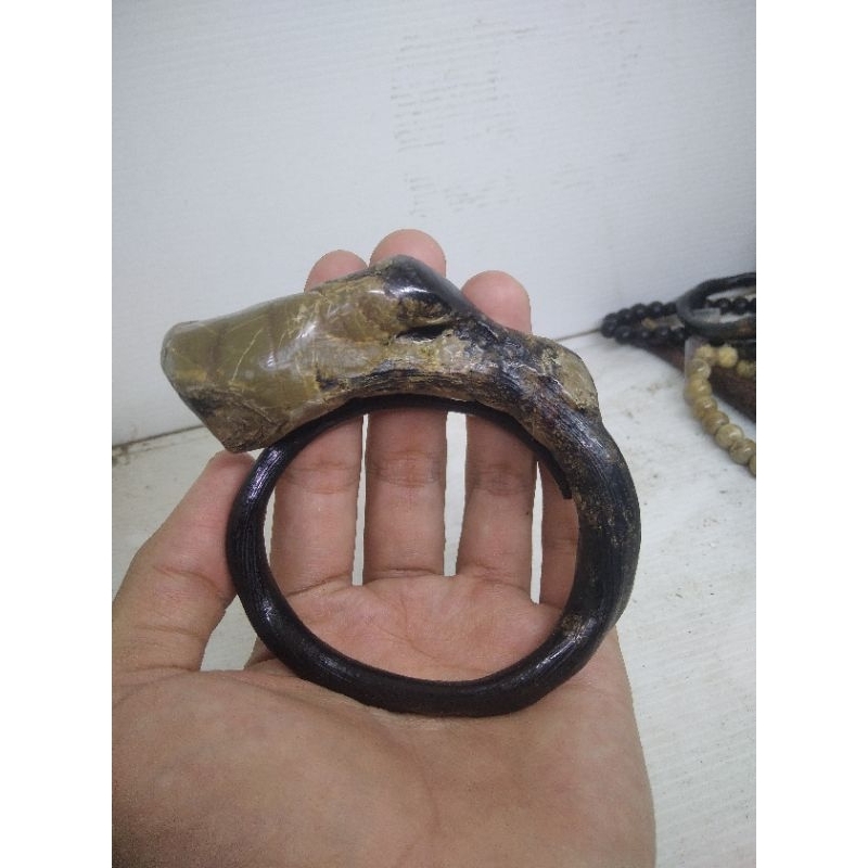 gelang akar bahar hitam bonggol jumbo berkualitas