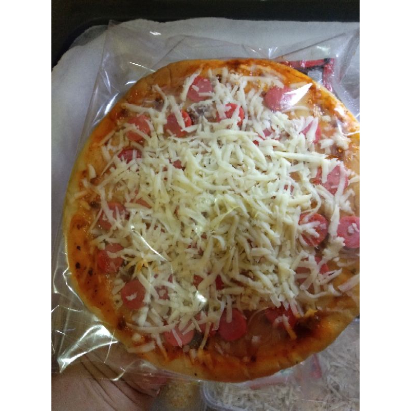 pizza instan. pizza frozen mozarela uk 20cm