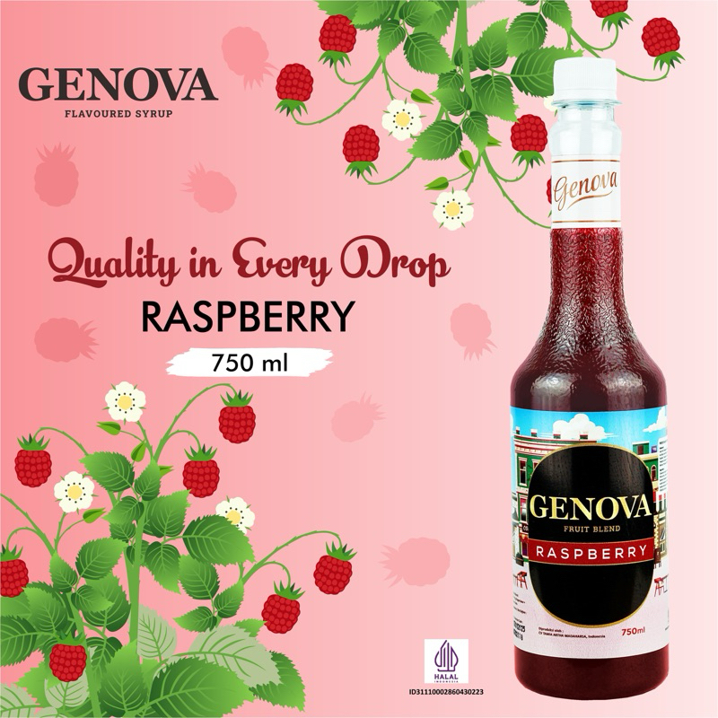 

GENOVA Fruit Blend Puree Raspberry - 750ml